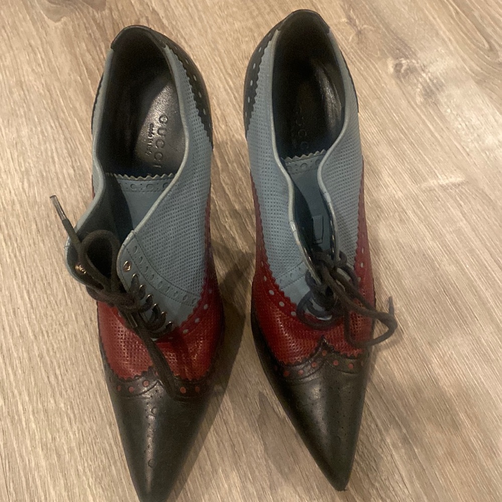 Gucci Oxford bootie.  Size 38